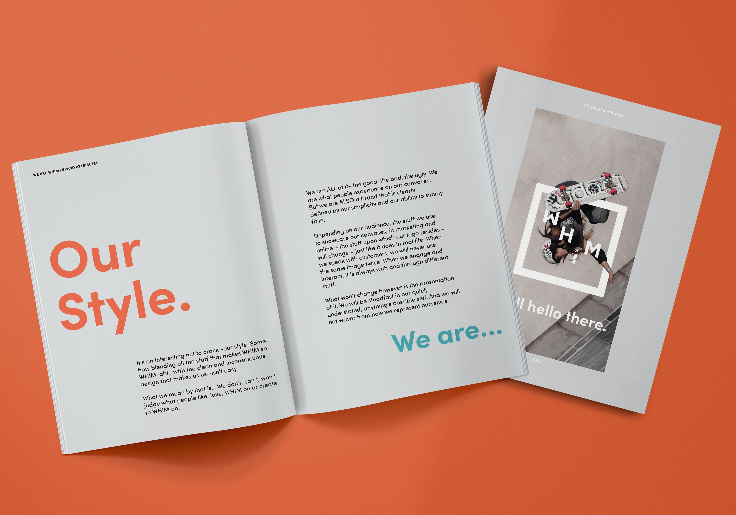 WHIM brand board 1